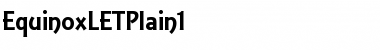 Download EquinoxLETPlain1 Font Download EquinoxLETPlain1 Font