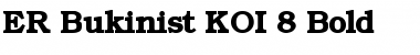 ER Bukinist KOI-8 Bold Font