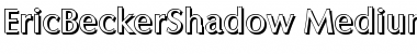 EricBeckerShadow-Medium Regular Font
