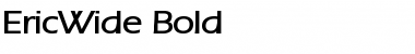 EricWide Bold Font