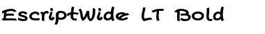 Escript LT Bold Font