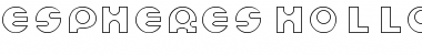 Download Espheres Hollow Font