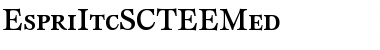 Download EspriItcSCTEEMed Font