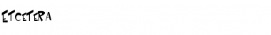 Download Etcetera Font