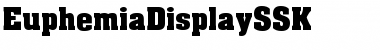 EuphemiaDisplaySSK Regular Font