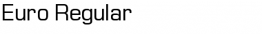 Euro Font