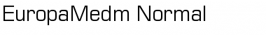 EuropaMedm Font