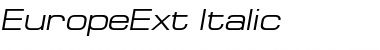 EuropeExt Italic Font