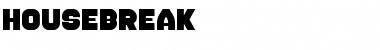 Housebreak Regular Font