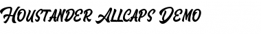 Houstander Allcaps Demo Font