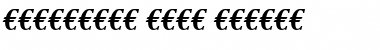 EuroSerif BoldItalic Font