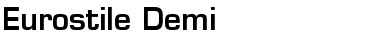 Eurostile-Demi Demi Font