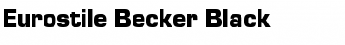 Download Eurostile Becker Black Font