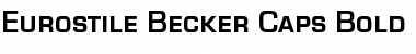 Eurostile Becker Caps Font