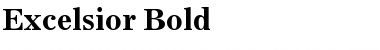 Excelsior Bold Font