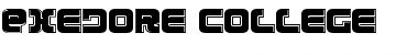 Exedore College Regular Font