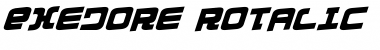 Download Exedore Rotalic Font Download Exedore Rotalic Font