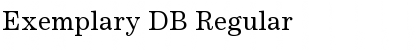 Download Exemplary DB Font Download Exemplary DB Font
