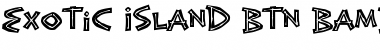 Download Exotic Island BTN Bamboo Inline Font