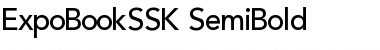 ExpoBookSSK SemiBold Font