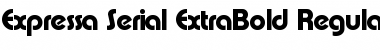 Expressa-Serial-ExtraBold Regular Font