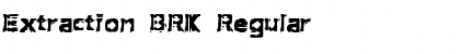 Download Extraction BRK Font