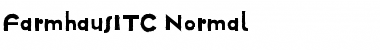 FarmhausITC Normal Font
