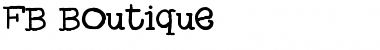 Download FB Boutique Font Download FB Boutique Font