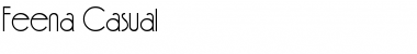 Download Feena Casual Font Download Feena Casual Font