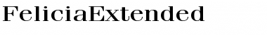 FeliciaExtended Regular Font