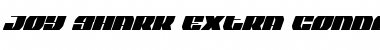 Joy Shark Extra-Condensed Italic Font