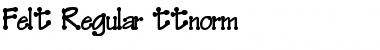 Download Felt Font Download Felt Font