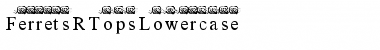 Download FerretsRTopsLowercase Font Download FerretsRTopsLowercase Font