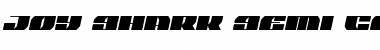Download Joy Shark Semi-Condensed Semi-Italic Font