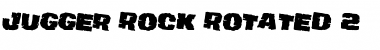 Jugger Rock Rotated 2 Regular Font