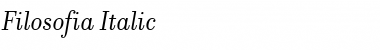 Download FilosofiaItalic Font Download FilosofiaItalic Font