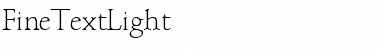 Download FineTextLight Font