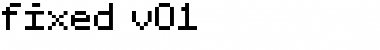 fixed_v01 Font