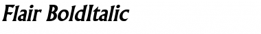 Flair BoldItalic Font