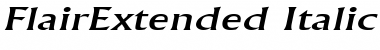 FlairExtended Italic Font
