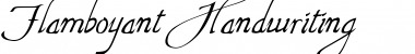 Download Flamboyant Handwri Font