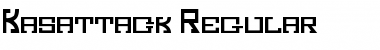 Kasattack Regular Font