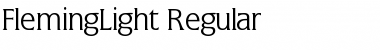FlemingLight Regular Font