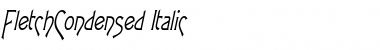 FletchCondensed Italic