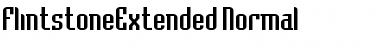 FlintstoneExtended Font