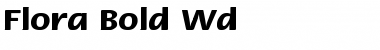 Download Flora-Bold Wd Font Download Flora-Bold Wd Font