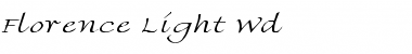 Florence-Light Wd Regular Font