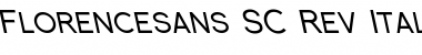 Florencesans SC Rev Font