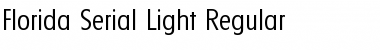 Florida-Serial-Light Regular Font
