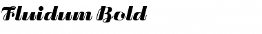 Fluidum Bold Regular Font